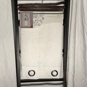 Sophisticated White Grommet Curtains